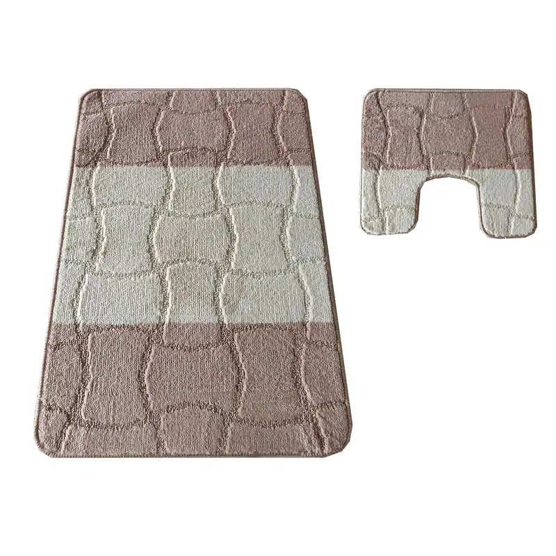 Sada koupelnových koberečků Montana Sariyer XL Beige Levný