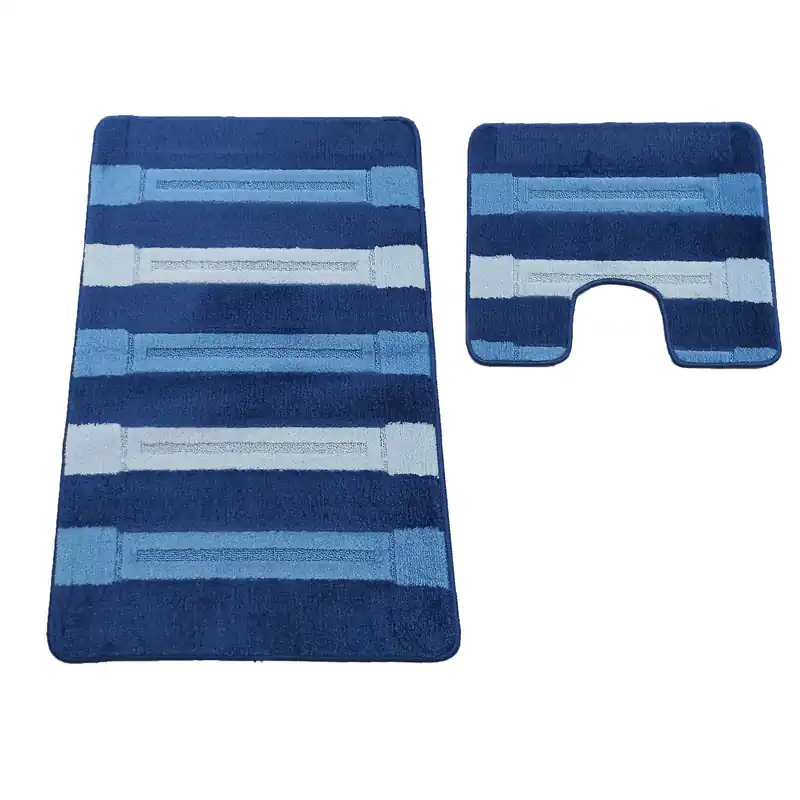 Sada koupelnových koberečků Montana Said XL Dark Blue Rychlé Dodání