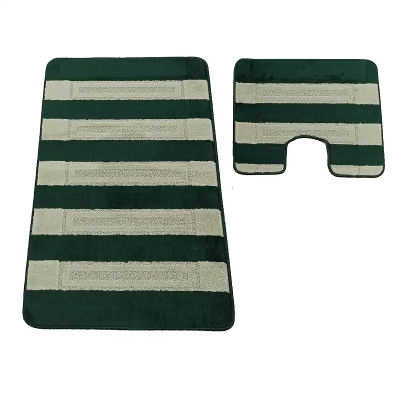 Sada koupelnových koberečků Montana Said XL Hunter Green Must-Have