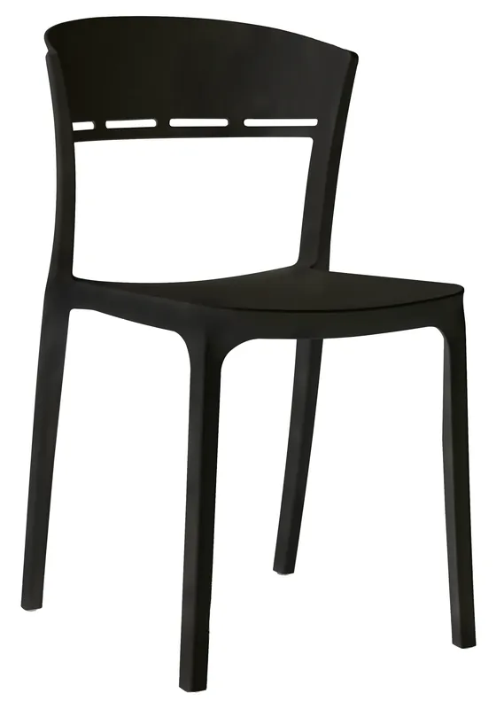 Set tří židlí COCO černé (3ks) Akce