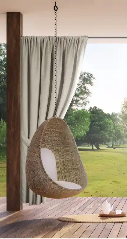 Nejprodávanější Hotový závěs GARDEN béžový - s tunelem