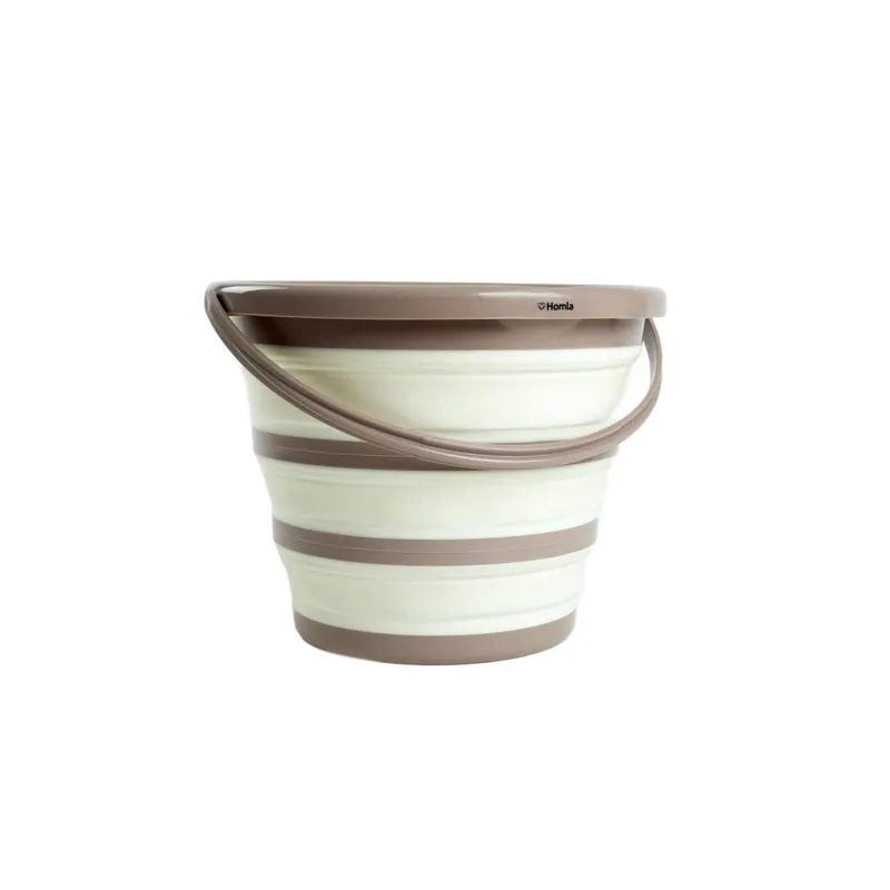 Must-Have Skládací kbelík EASY CLEAN béžový / hnědý 723766