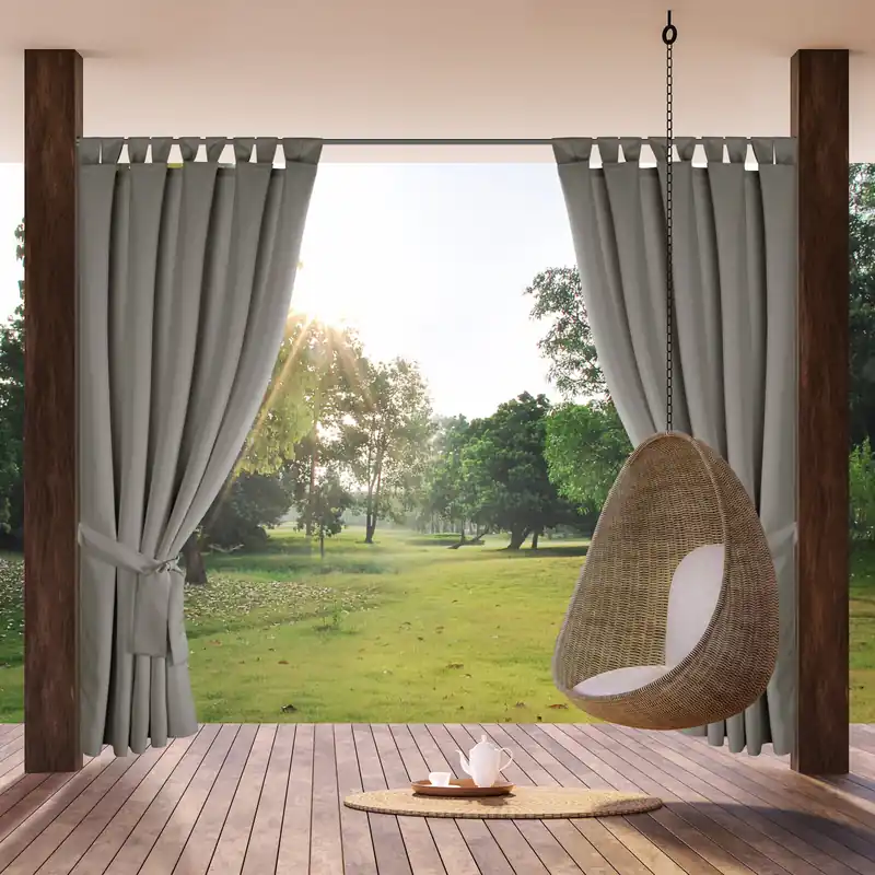Hotový závěs GARDEN 2 stříbrný - na průchodkách Odeslání Ihned
