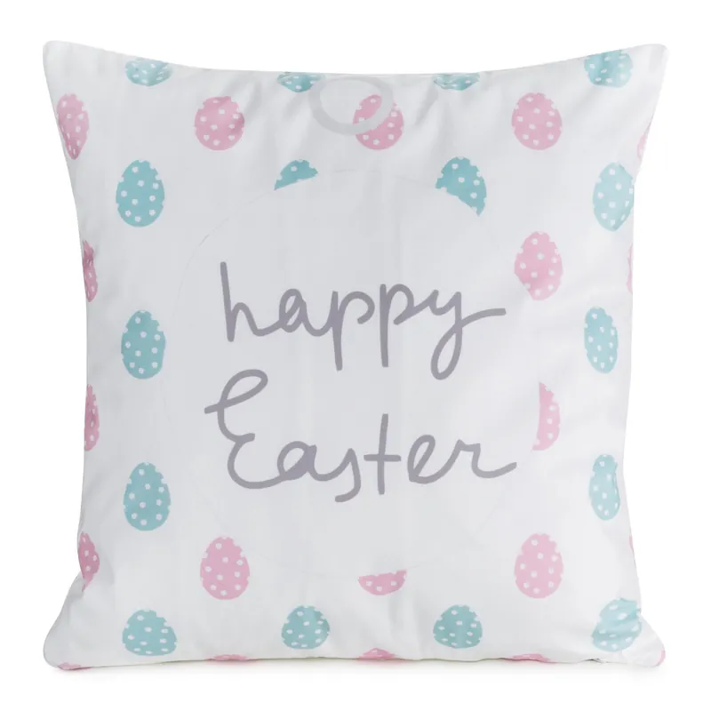 Povlak na polštář EASTER 9 bílý / modrý Přímo Od Výrobce