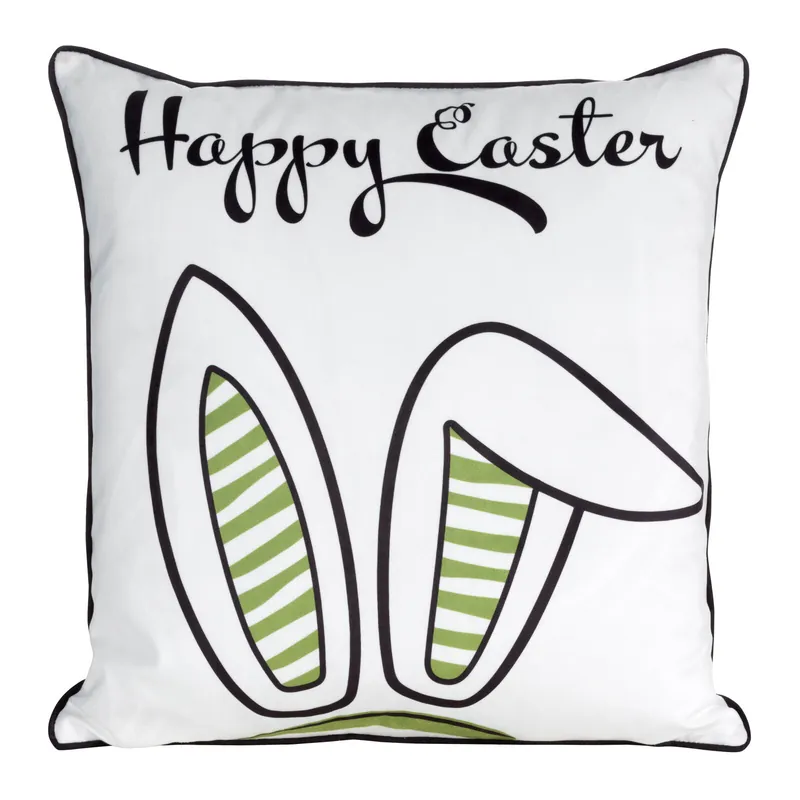 Povlak na polštář EASTER bílý / zelený Bezpečná Platba
