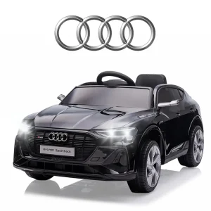 Nová Kolekce Elektrické autíčko Audi E-Tron Sportback 4x4 černé