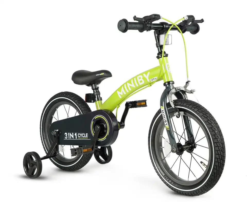 Dětské kolo Miniby 14" zelené Víkendová Akce