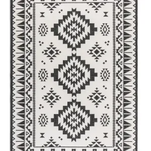 Oboustranný koberec Elle Decoration GEMINI Dynamic černý Horká Nabídka