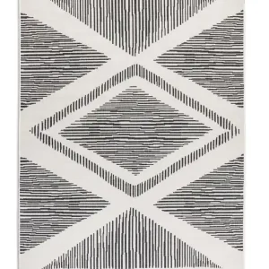 Poslední Šance Oboustranný koberec Elle Decoration GEMINI Rhombus černý