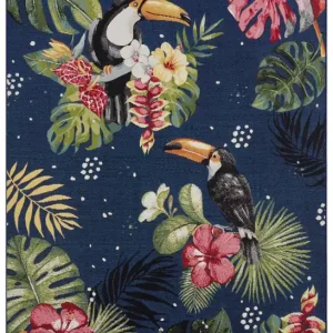 Levný Koberec Hanse Home Flair Tropical Dream modrý / vícebarevný