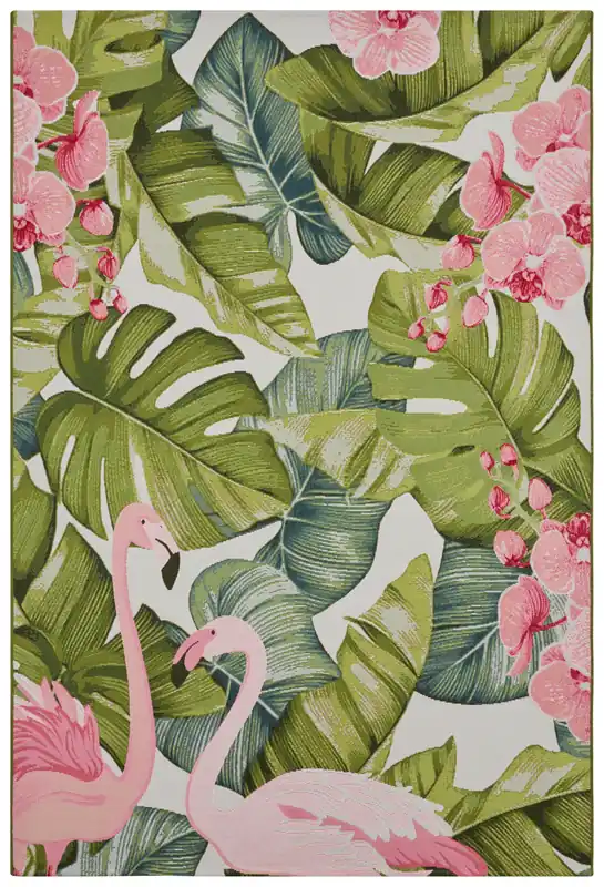 Koberec Hanse Home Flair Tropical Flamingo vícebarevný Jen Po Omezenou Doba