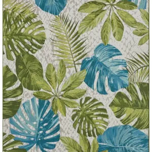 Nejprodávanější Koberec Hanse Home Flair Tropical Leaves tyrkysový / zelený