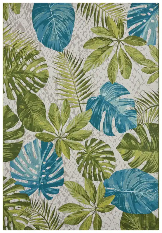 Nejprodávanější Koberec Hanse Home Flair Tropical Leaves tyrkysový / zelený