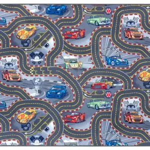 Koberec Hanse Home Play Race Track šedý / vícebarevný Poslední Šance