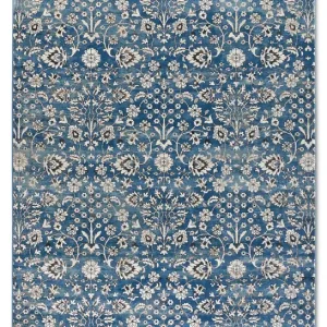 Omezená Nabídka Koberec Villeroy & Boch Kollektion 1869 Ernest modrý / krémový