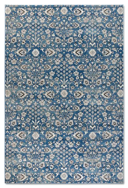 Omezená Nabídka Koberec Villeroy & Boch Kollektion 1869 Ernest modrý / krémový