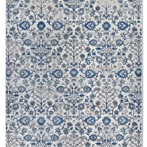 Koberec Villeroy & Boch Kollektion 1869 Ernest krémový / modrý Bezpečná Platba