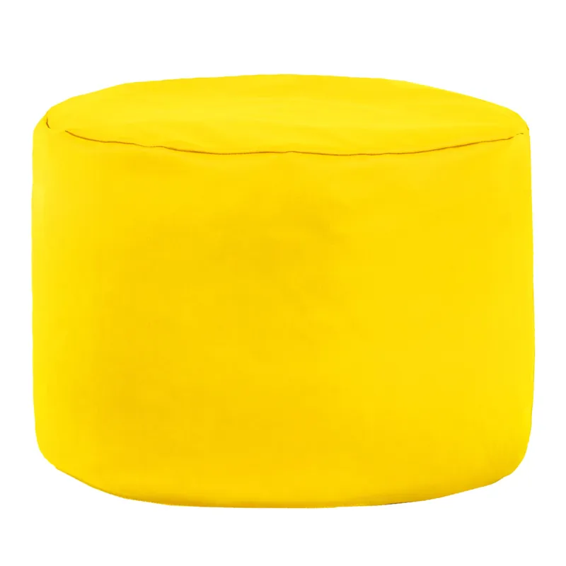 Top Prodej Taburetka Cilindro žlutá ekokůže