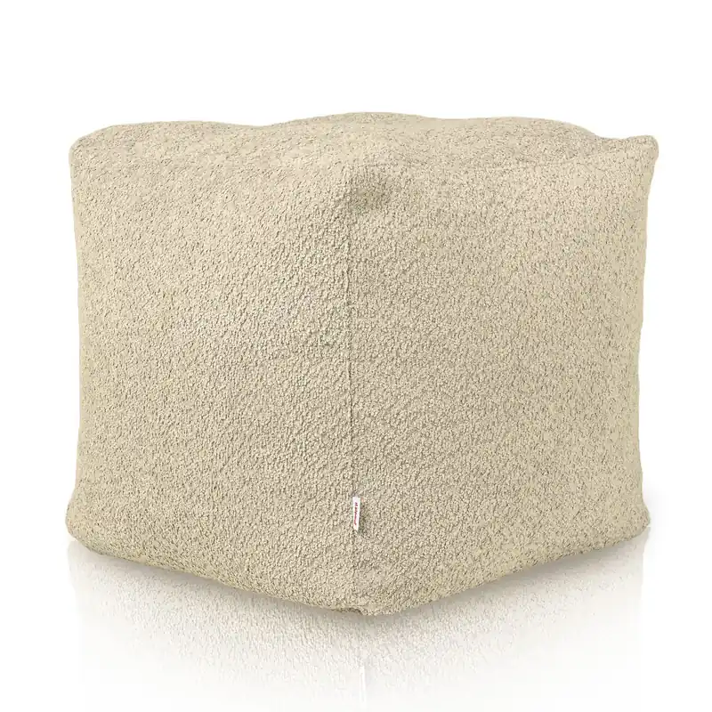 Časově Omezené Taburetka Boucle béžová