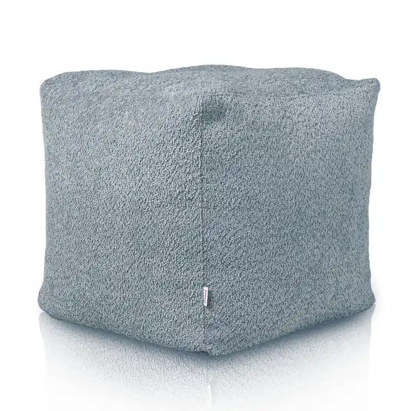 Aktuální Taburetka Boucle modrá