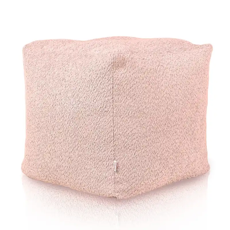 Nízká Cena Taburetka Boucle pudrově růžová