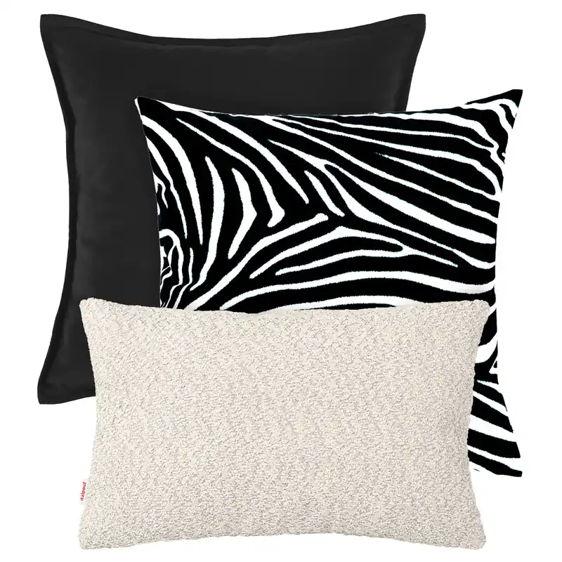 Vysoce Kvalitní Set dekoračních polštářů Zebra