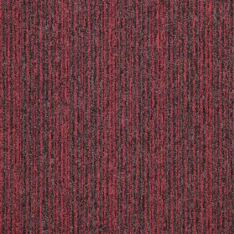 Hit Sezóny Kobercové čtverce Sonar Lines 4120 červené 50x50 cm