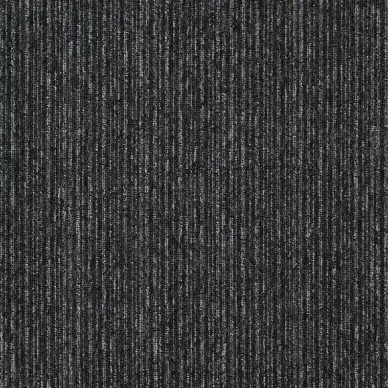 Kobercové čtverce Sonar Lines 4178 černé 50x50 cm Poslední Šance