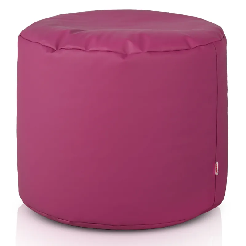 Levný Taburetka Cilindro fuchsia ekokůže