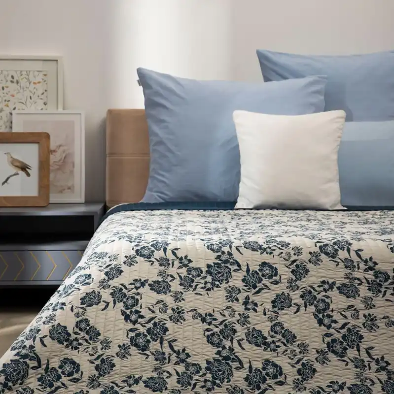 Přehoz na postel MODERN HAMPTONS modrý / bílý 745935 Oblíbený