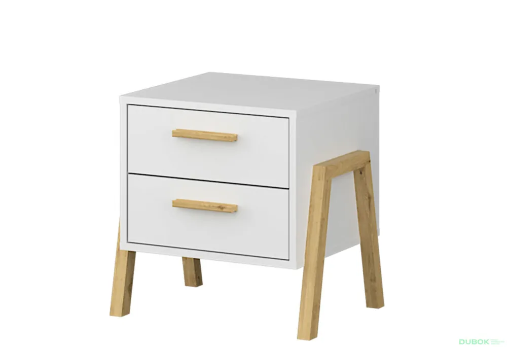 Must-Have Noční stolek 2s bílý Belle