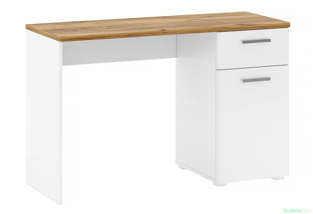 Psací stůl 1d1s/120 dub craft tmavý / bílý Candy Top Prodej
