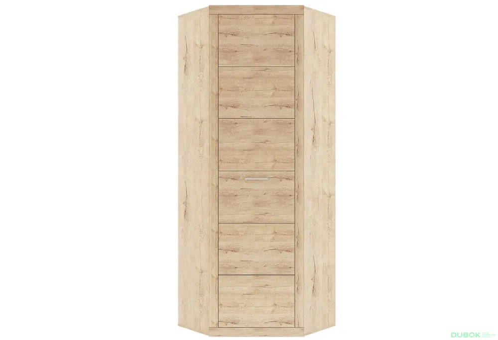 Hit Sezóny Rohová skříň jednodveřová Oskar 77x217x77.8 cm Dub san remo
