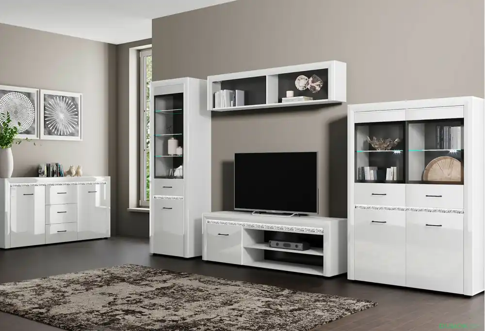 Série do obývacího pokoje WhiteBlack Vysoce Kvalitní