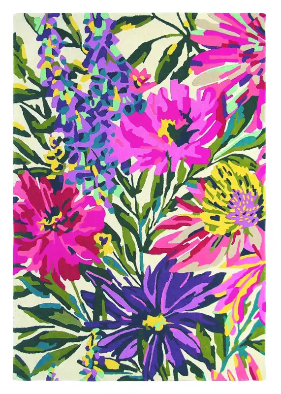 Vlněný kusový koberec Harlequin Floreale Fuchsia 44905 (170 x 240) Vysoce Kvalitní