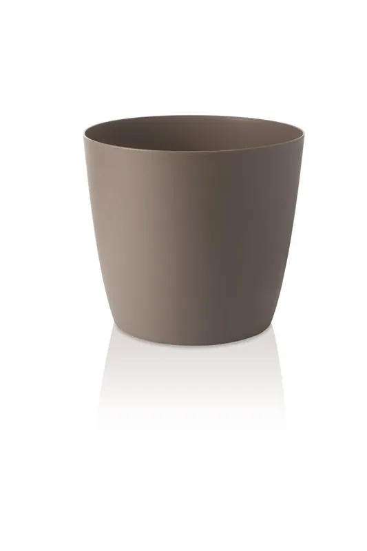 Plastkon samozavlažovací květináč Ella Twist’n’Roll 30 taupe Akce