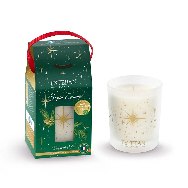 Esteban vánoční svíčka ve skle Sapin Exquis 180g Odeslání Ihned