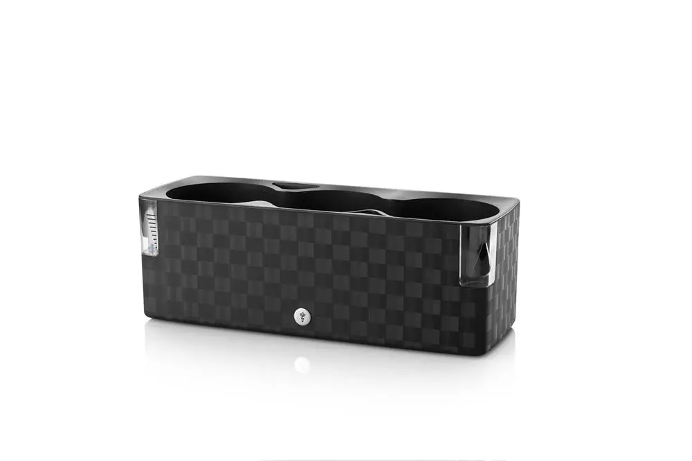 Samozavlažovací truhlík Flower Cobble trio antracit Expresní Doručení
