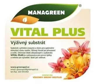 Cenová Bomba Substrát Managreen Vital Plus (15)