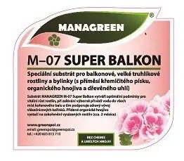 Substrát Managreen M-07 Super Balkon (5) Dokud Zásoby Vydrží