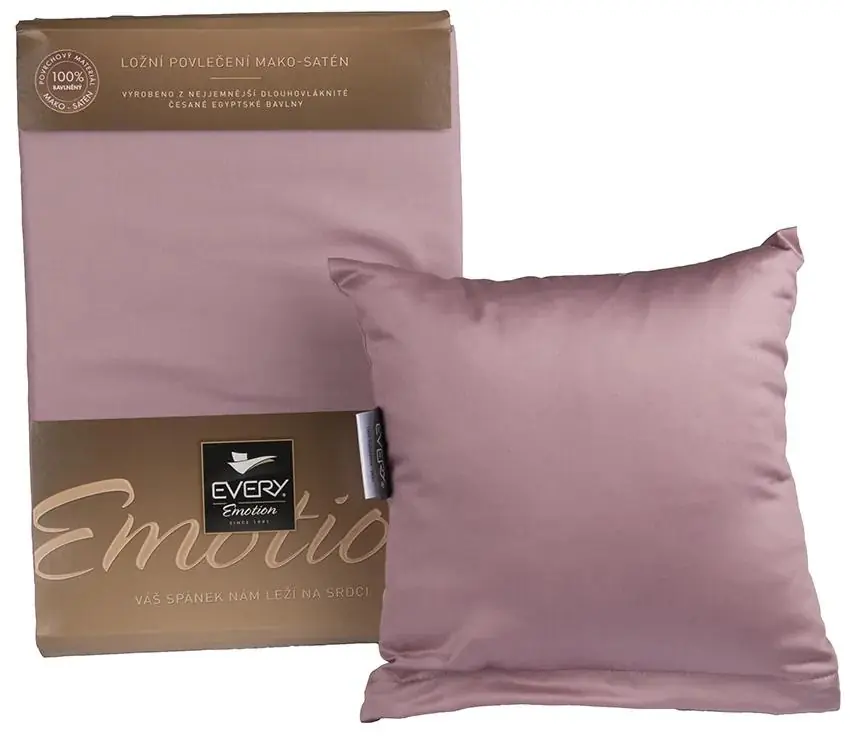 Cenový Hit Every bavlněné povlečení EMOTION 5250 Purpur saténové (140 x 220)