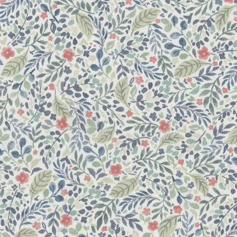 Dekorační látka RASCH - Millefleurs 871738 (modrá) Autentický