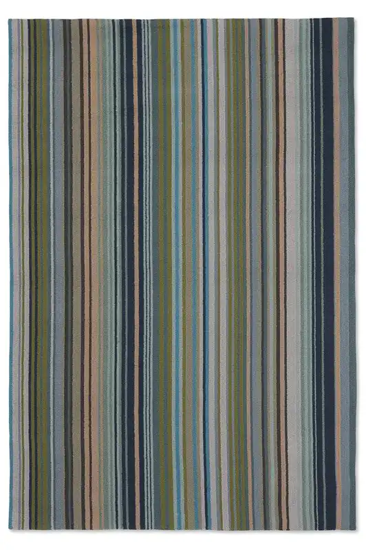 Výprodej Outdoorový koberec Harlequin Spectro stripes marine/rust 442108 (140 x 200)