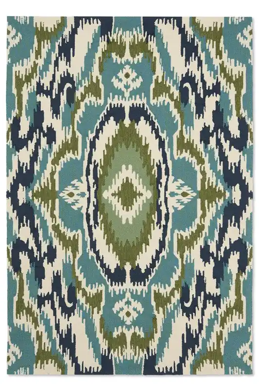 Pouze Dnes Outdoorový koberec Harlequin Ixora emerald palm/chatreuse 442007 (140 x 200)