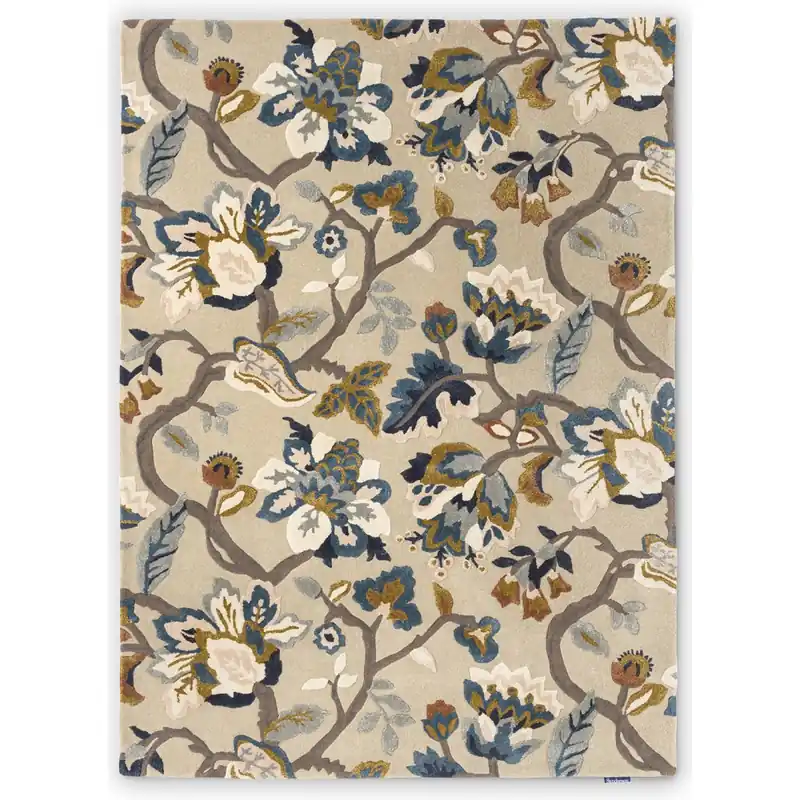 Moderní vlněný koberec Sanderson Amanpuri stone 145101 (140 x 200) Dokud Zásoby Vydrží