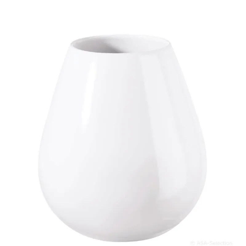 Keramická váza ASA Ease bílá 18 cm Aktuální