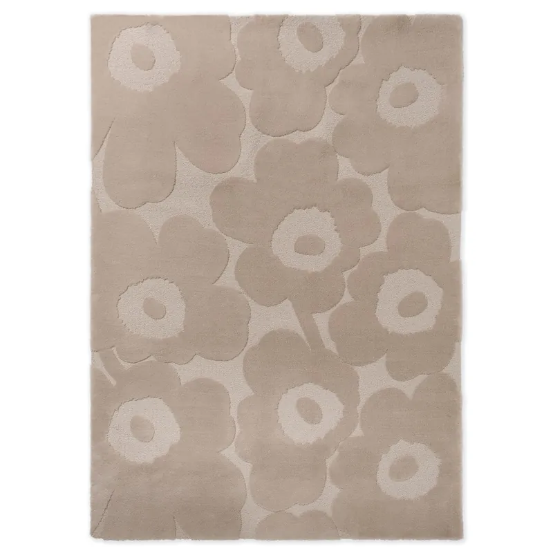 Designový vlněný koberec Marimekko Unikko světle béžový 132201 (170 x 240) Kup Teď