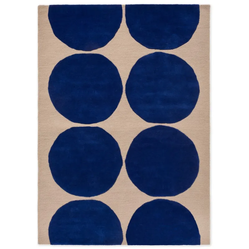 Designový vlněný koberec Marimekko Isot Kivet modrý 132508 (200 x 280) Ověřený
