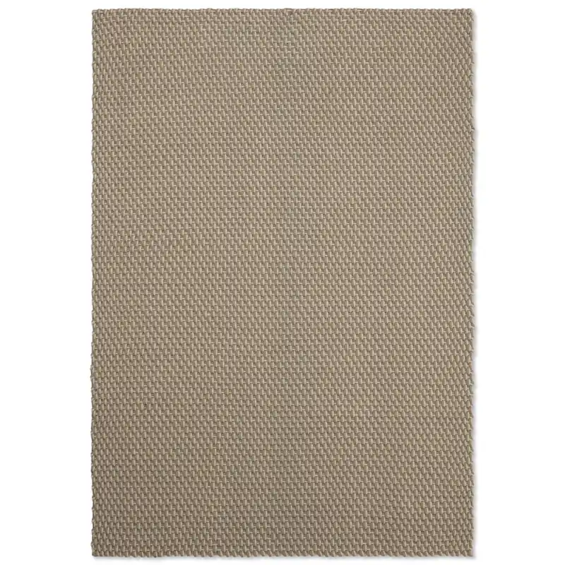 Jednobarevný outdoorový koberec B&C Lace sage grey-white sand 497201 (140 x 200) Akční Cena