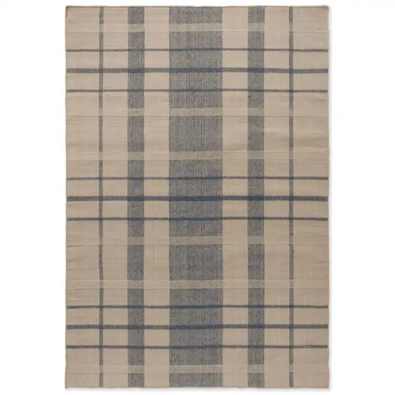 Outdoorový koberec B&C Zone Block Stripe&Check denim 497408 (250 x 350) Akce